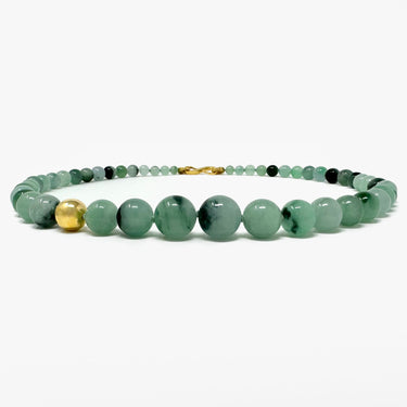 Jade Necklace / Gold