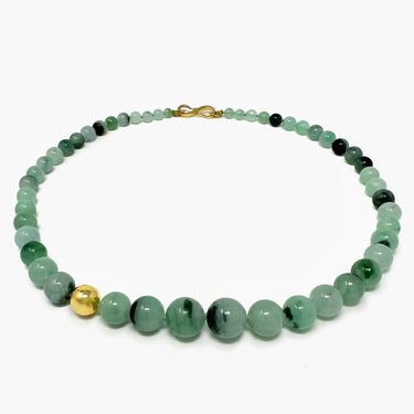 Jade Necklace / Gold