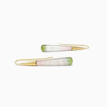 Tourmaline Earrings / Gold